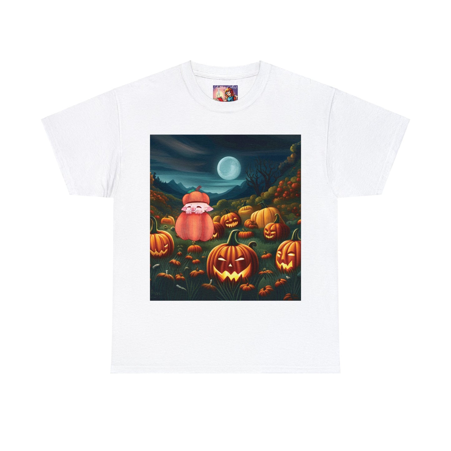 Binx Sugar Glider in pumpkin patch Tee