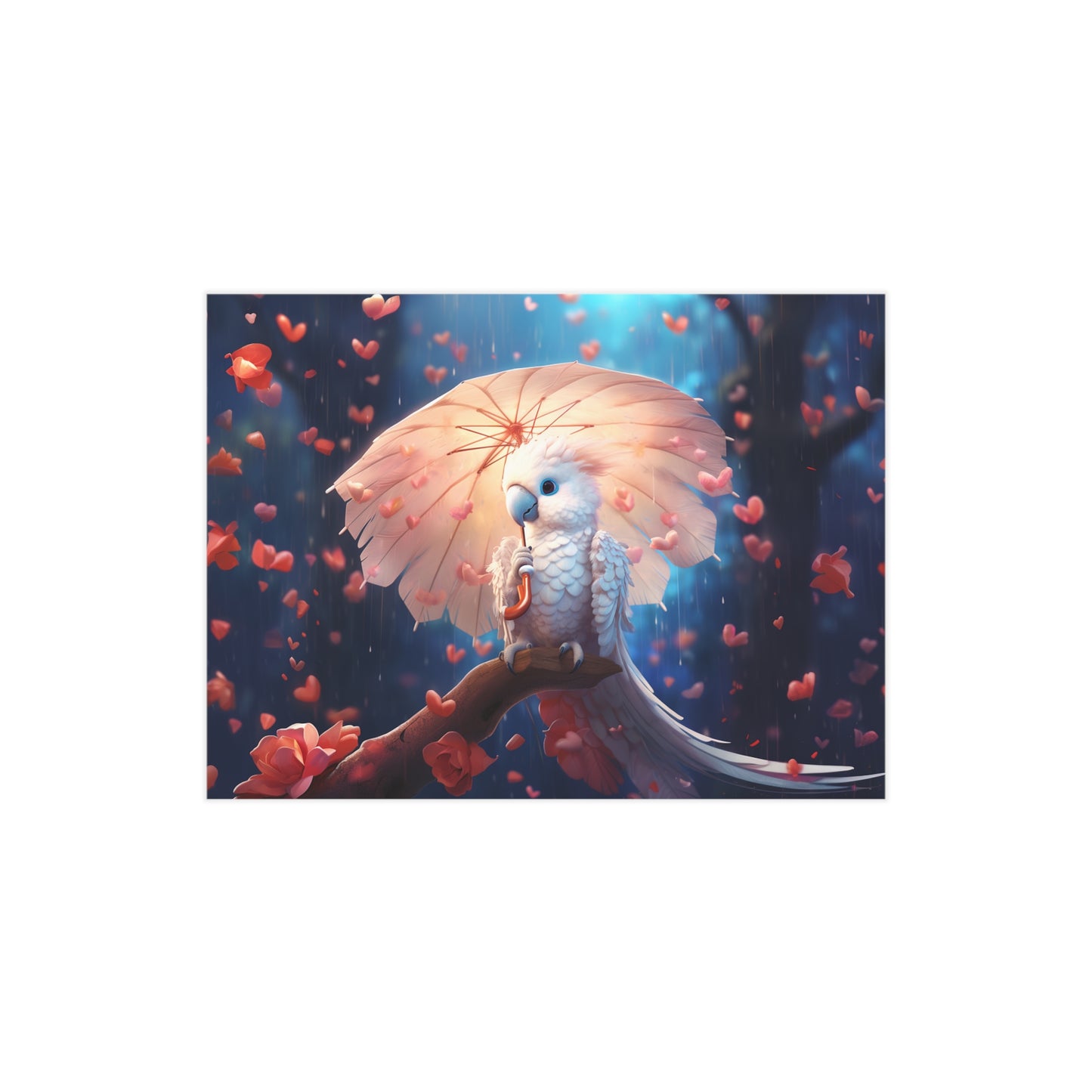 Cockatoo In A Rain of Love