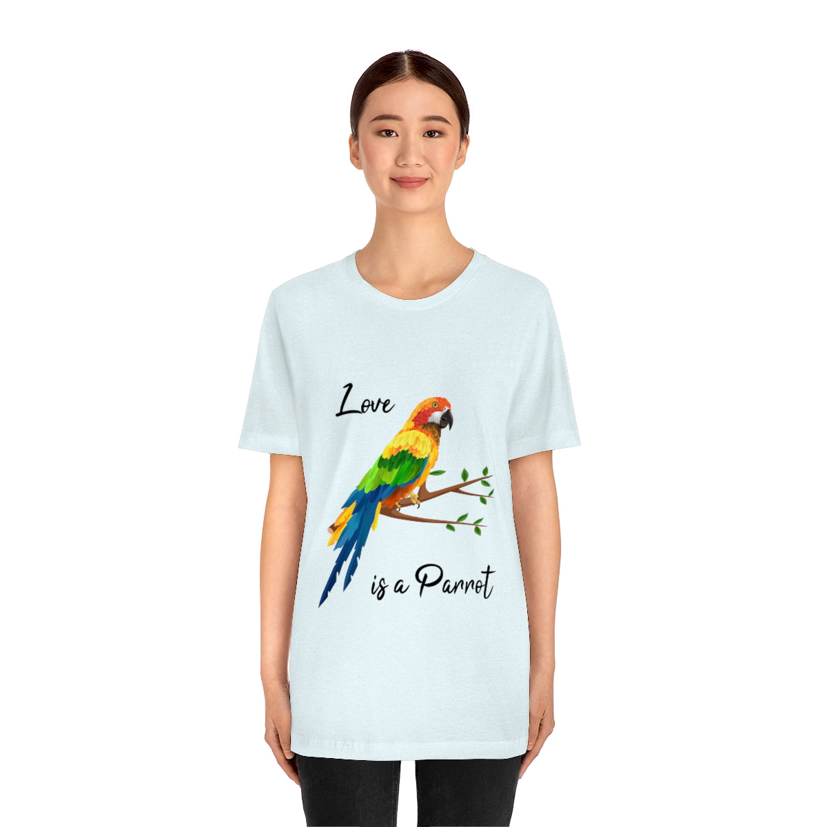 Love is Parrot - Jersey Short Sleeve Tee