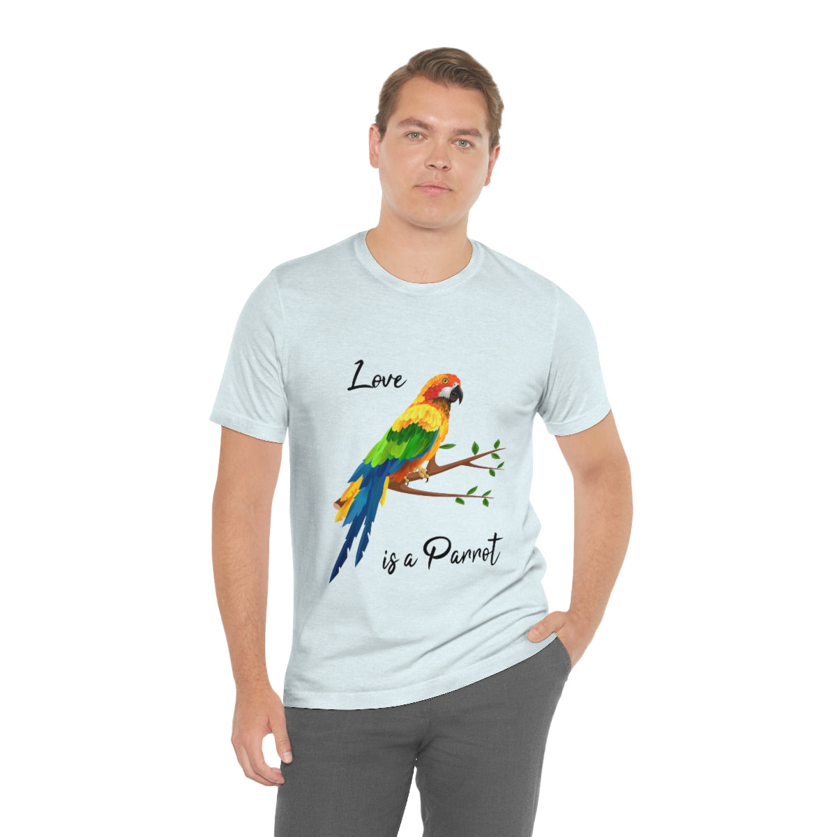 Love is Parrot - Jersey Short Sleeve Tee