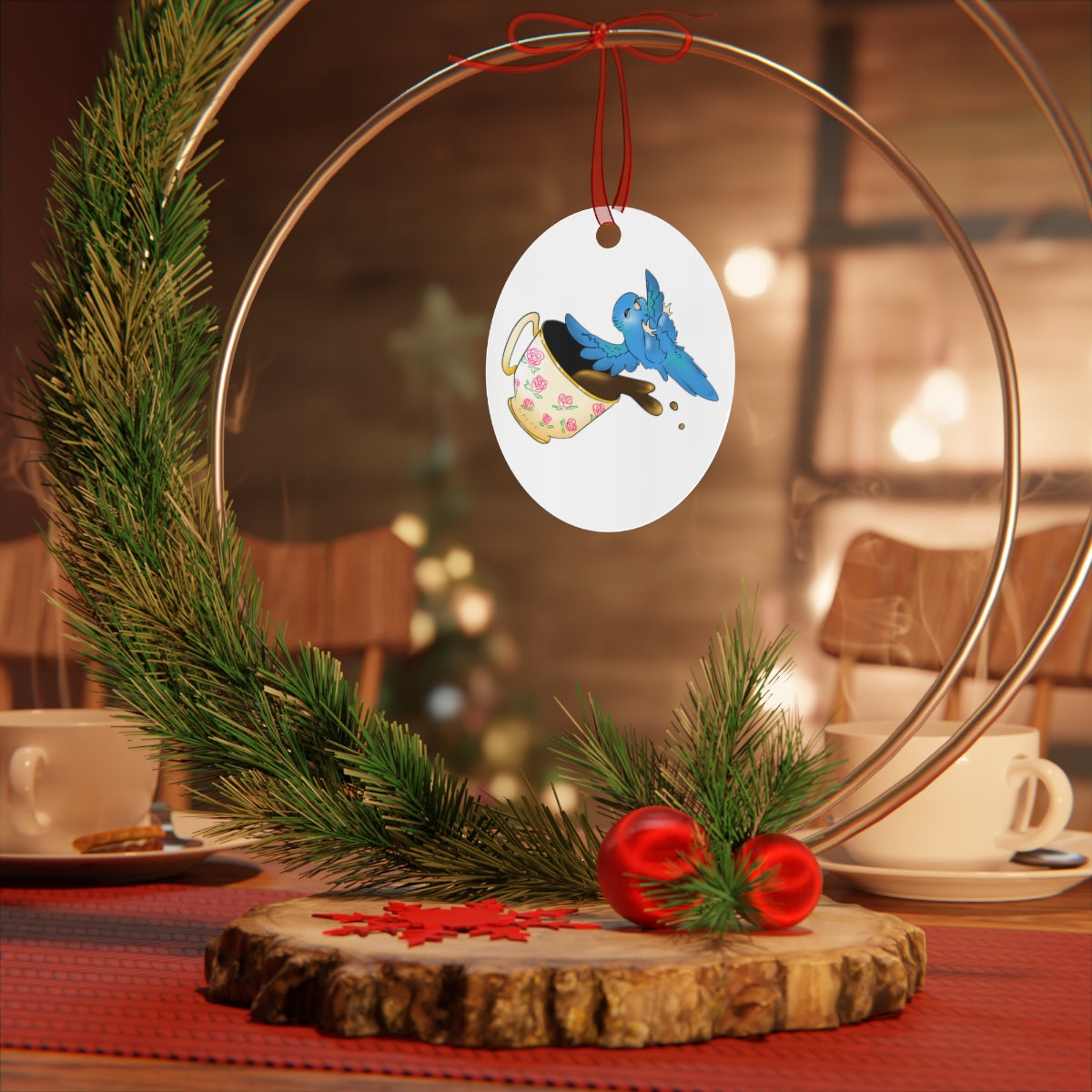 Metal Ornaments - Holiday Tea 2022